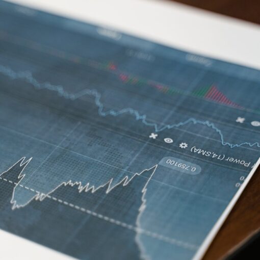 close up photo of a report showing growth in stocks