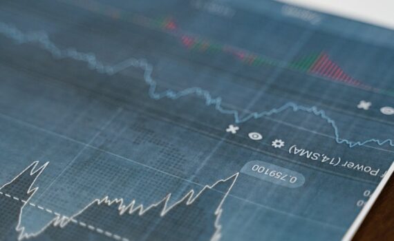 close up photo of a report showing growth in stocks